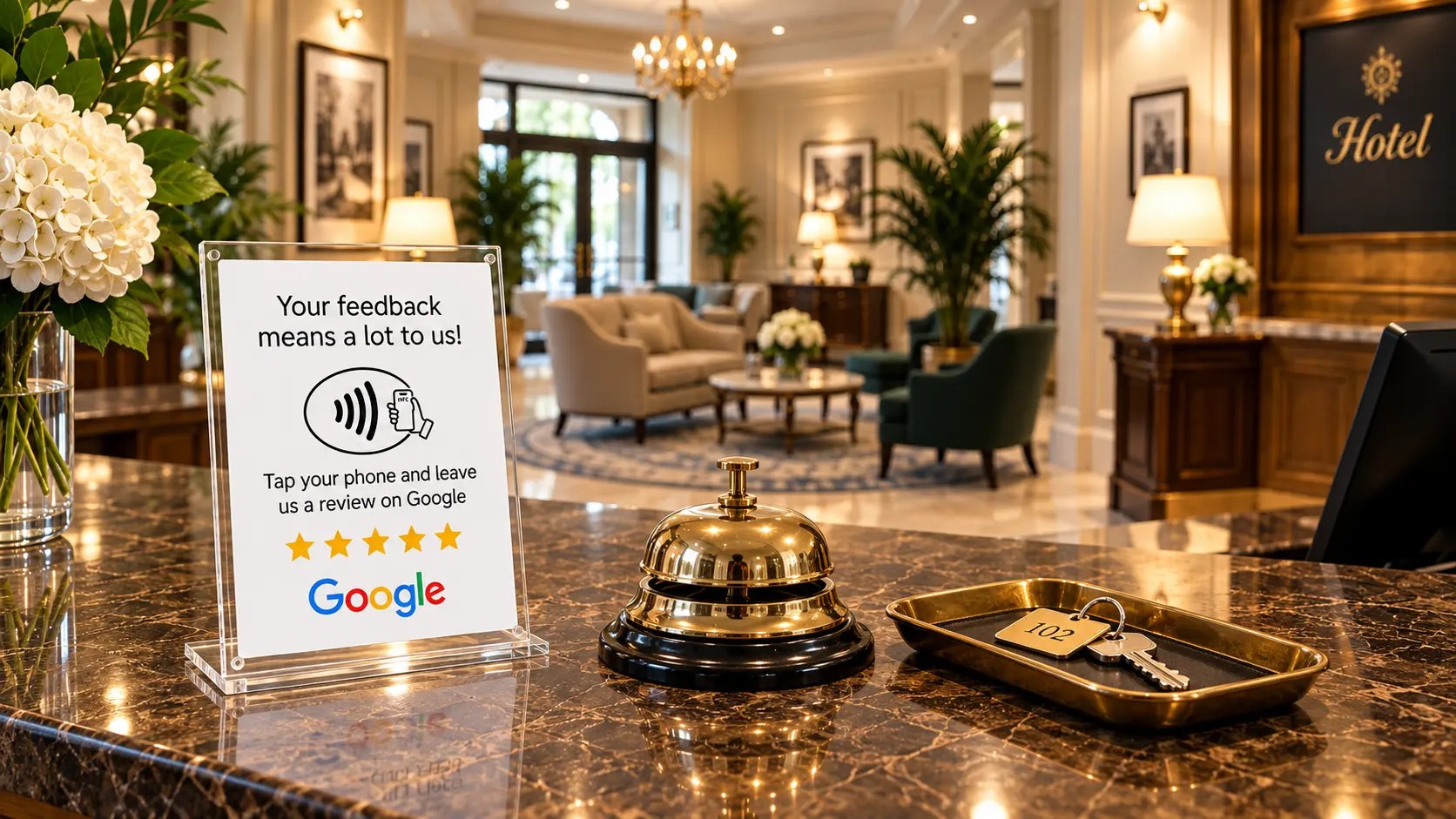 Hotell – NFC-produkt i användning